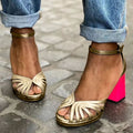 Maria - Sandalias con tacón esculpido