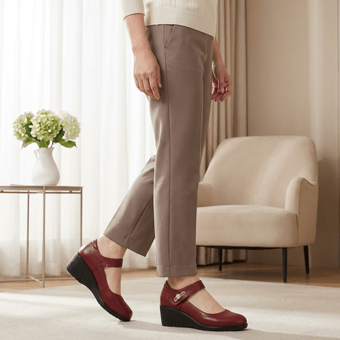 Leyni – Zapatos elegantes y cómodos con tacón medio