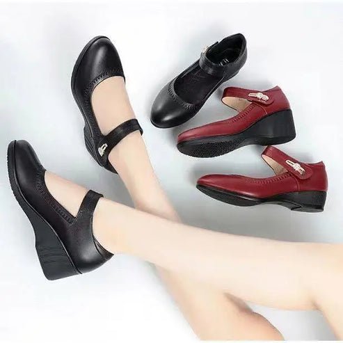 Leyni – Zapatos elegantes y cómodos con tacón medio