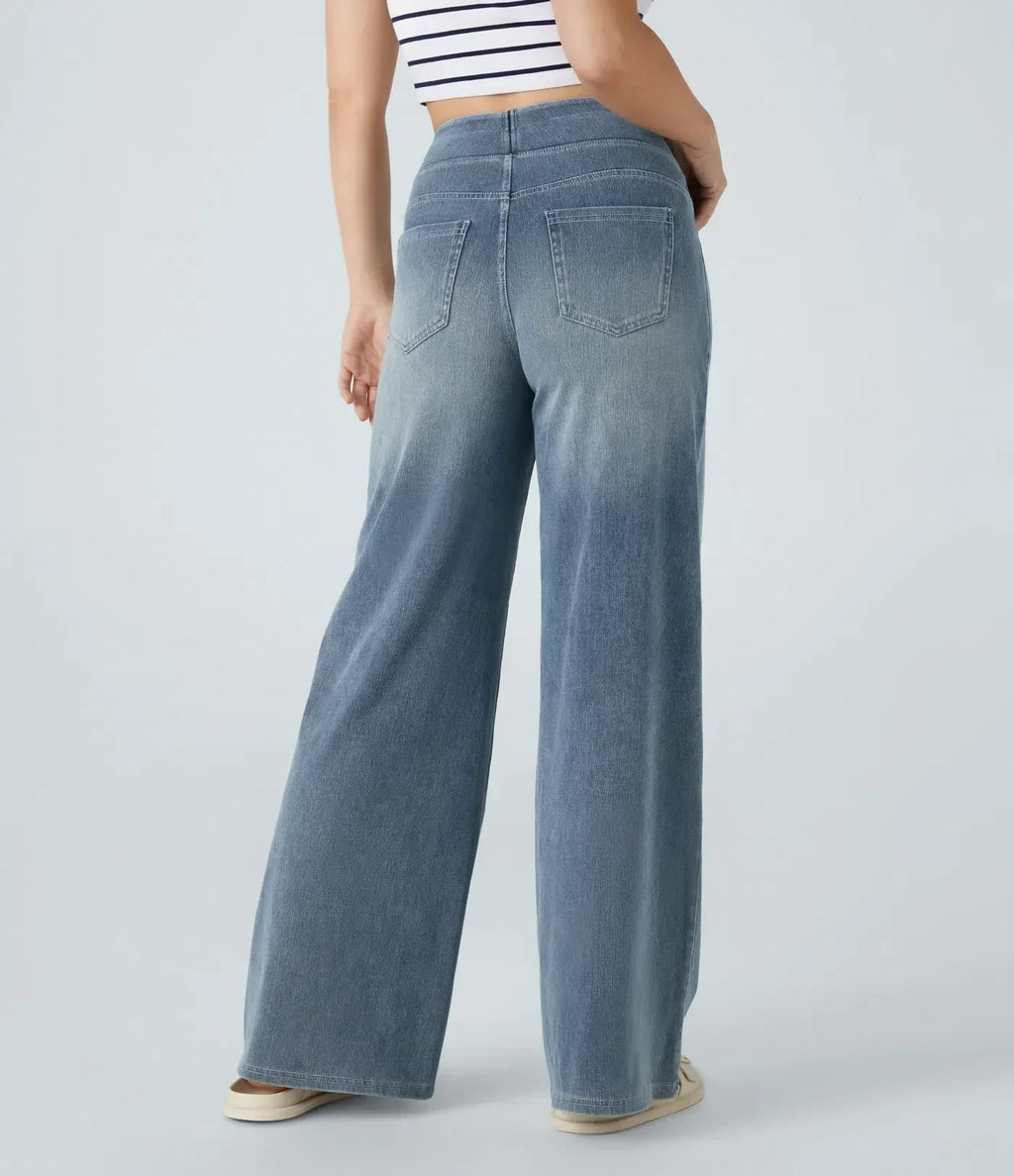 Marlowe – Pantalones cómodos de cintura alta moldeadores