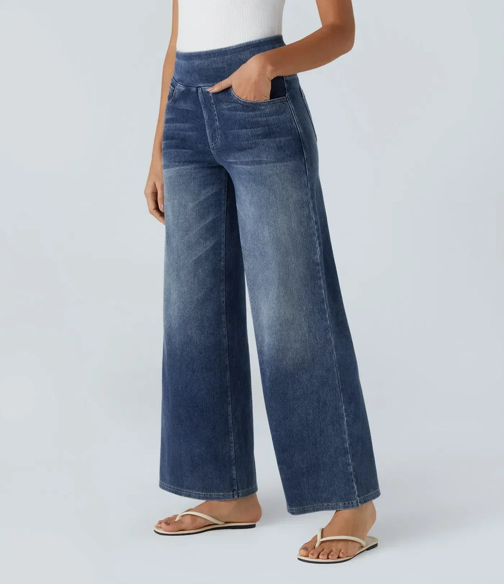 Marlowe – Pantalones cómodos de cintura alta moldeadores