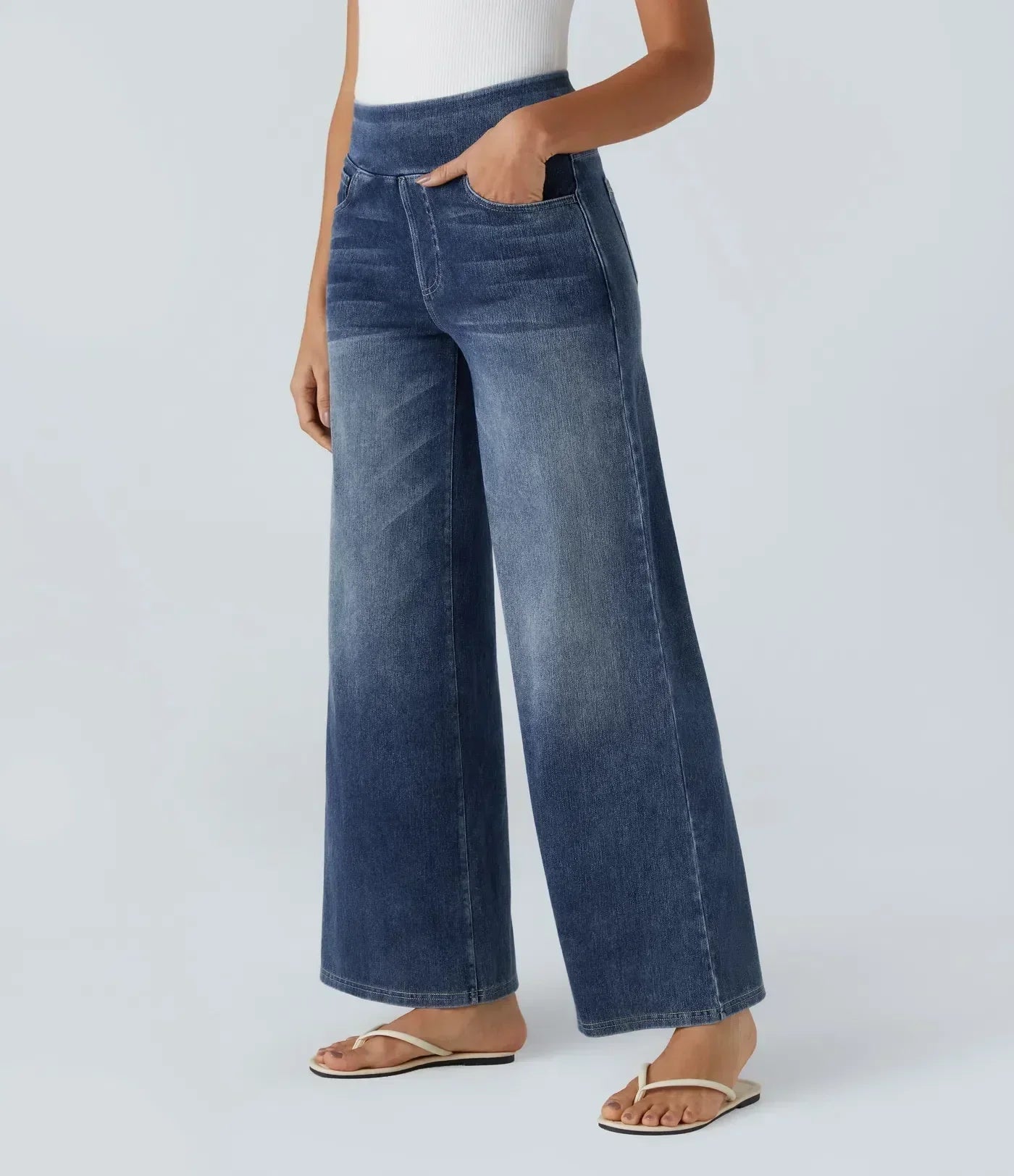 Marlowe – Pantalones cómodos de cintura alta moldeadores
