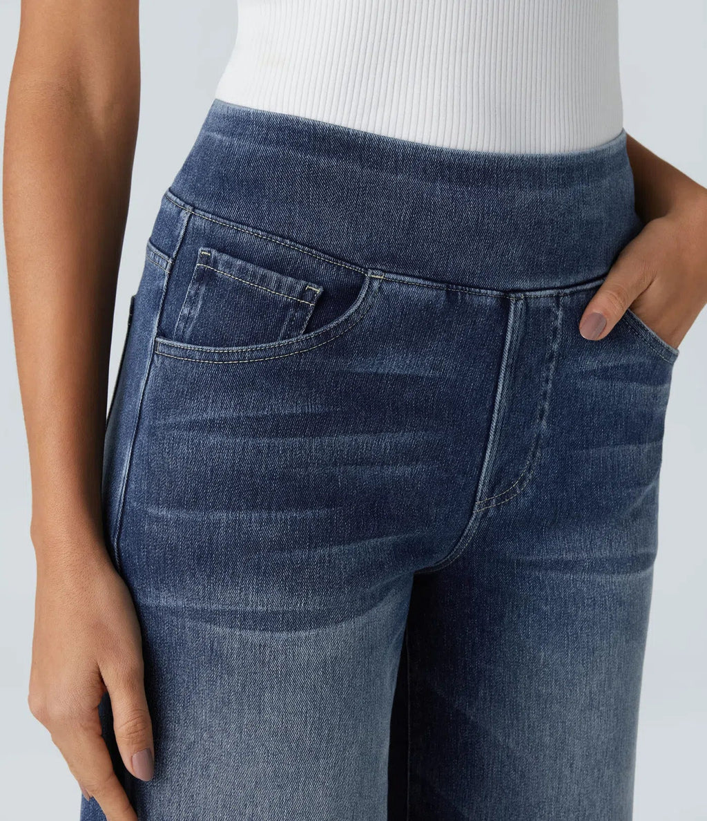 Marlowe – Pantalones cómodos de cintura alta moldeadores