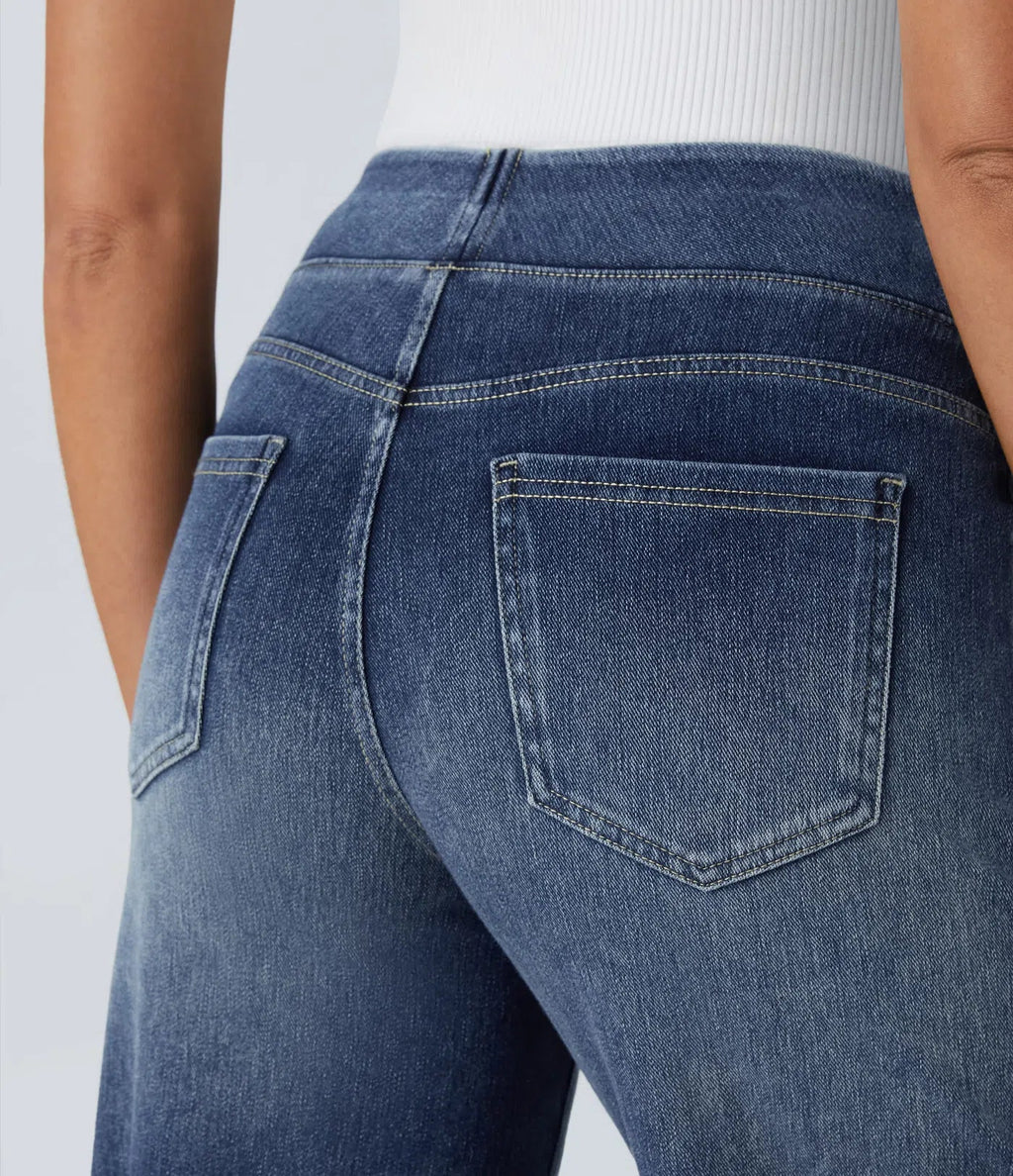 Marlowe – Pantalones cómodos de cintura alta moldeadores