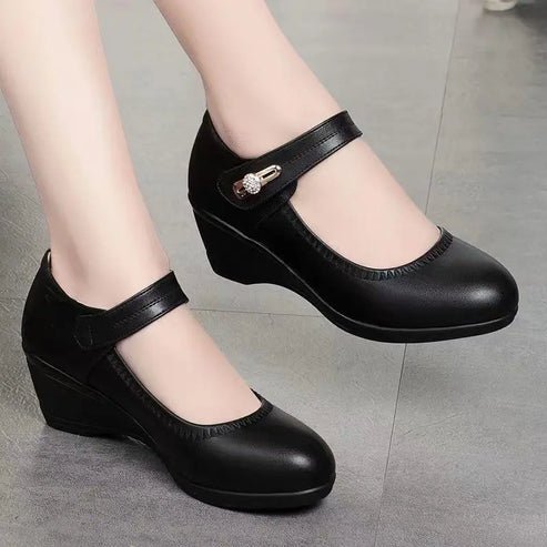 Leyni – Zapatos elegantes y cómodos con tacón medio