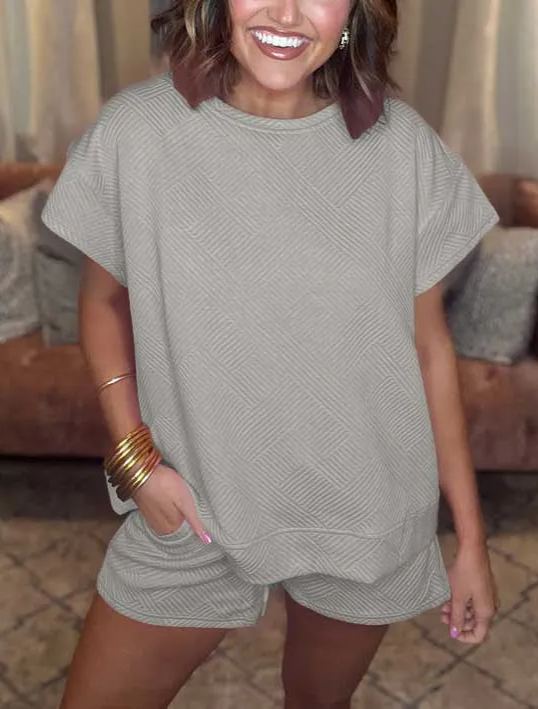 Aria – Conjunto de verano corto con textura