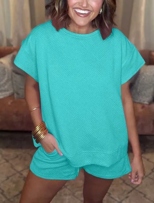 Aria – Conjunto de verano corto con textura
