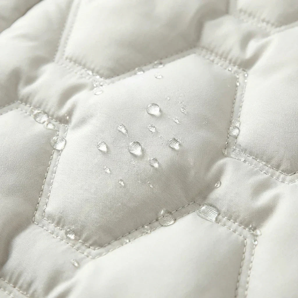Josephina – Abrigo largo con capucha acolchada