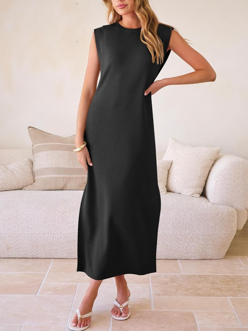 Luna - Vestido largo y relajado
