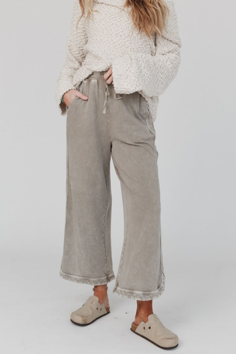 Claudia - Pantalones de chándal de pierna ancha