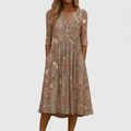 Lena – Vestido midi con escote en V
