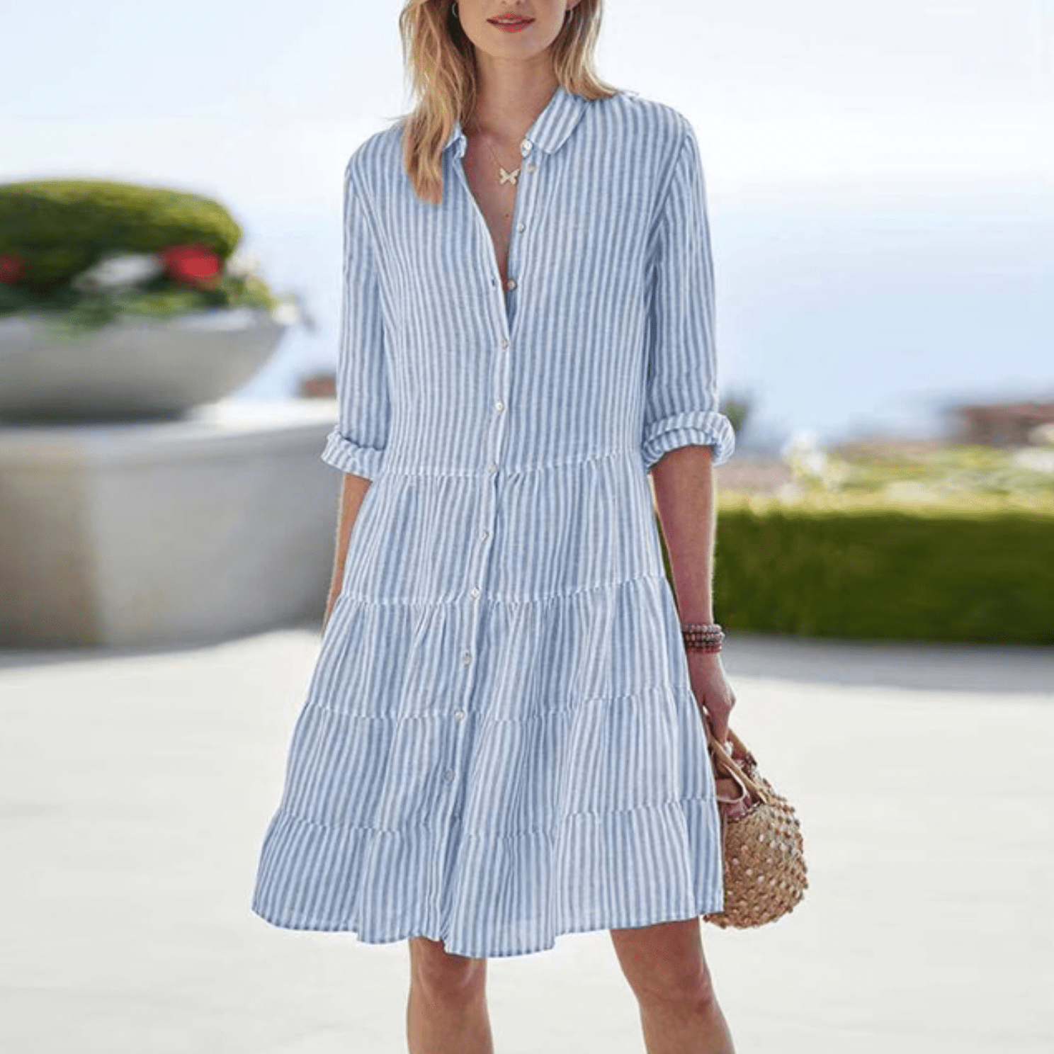 Lolita – Vestido ligero a rayas