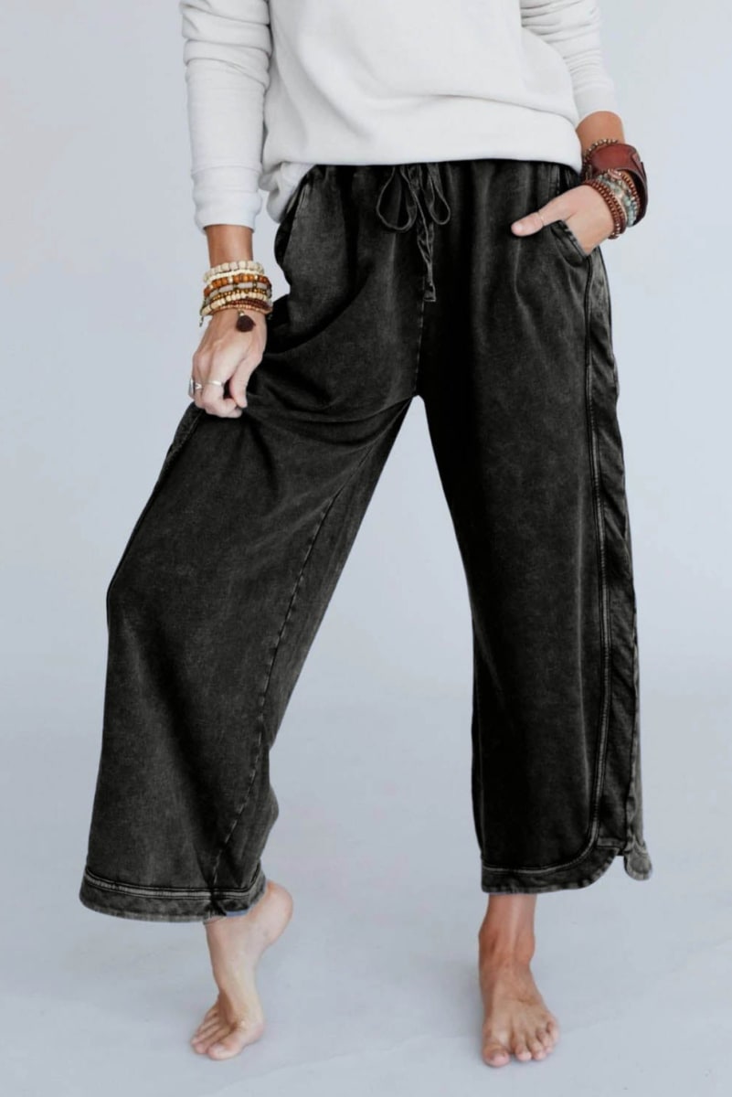 Claudia - Pantalones de chándal de pierna ancha