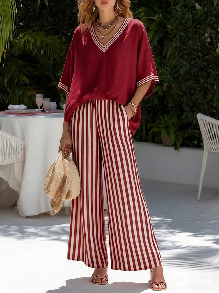 Amélia | Conjunto de lino elegante
