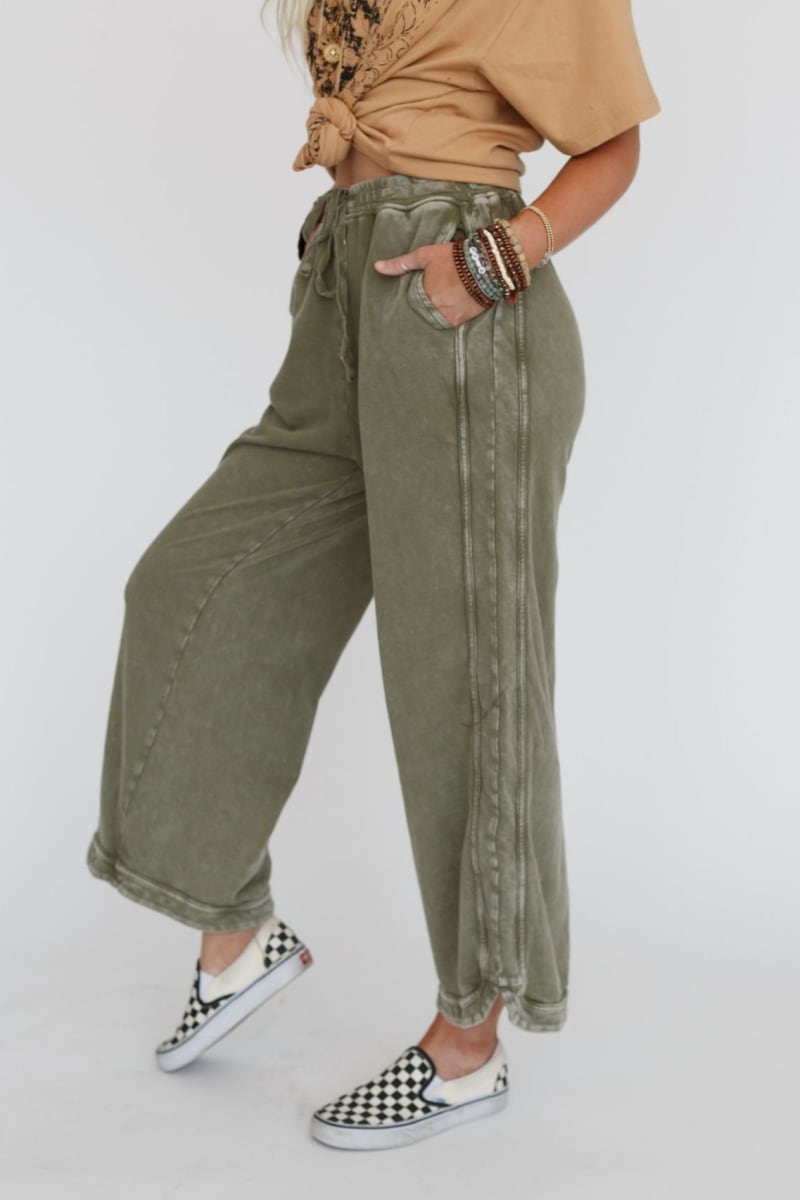 Claudia - Pantalones de chándal de pierna ancha