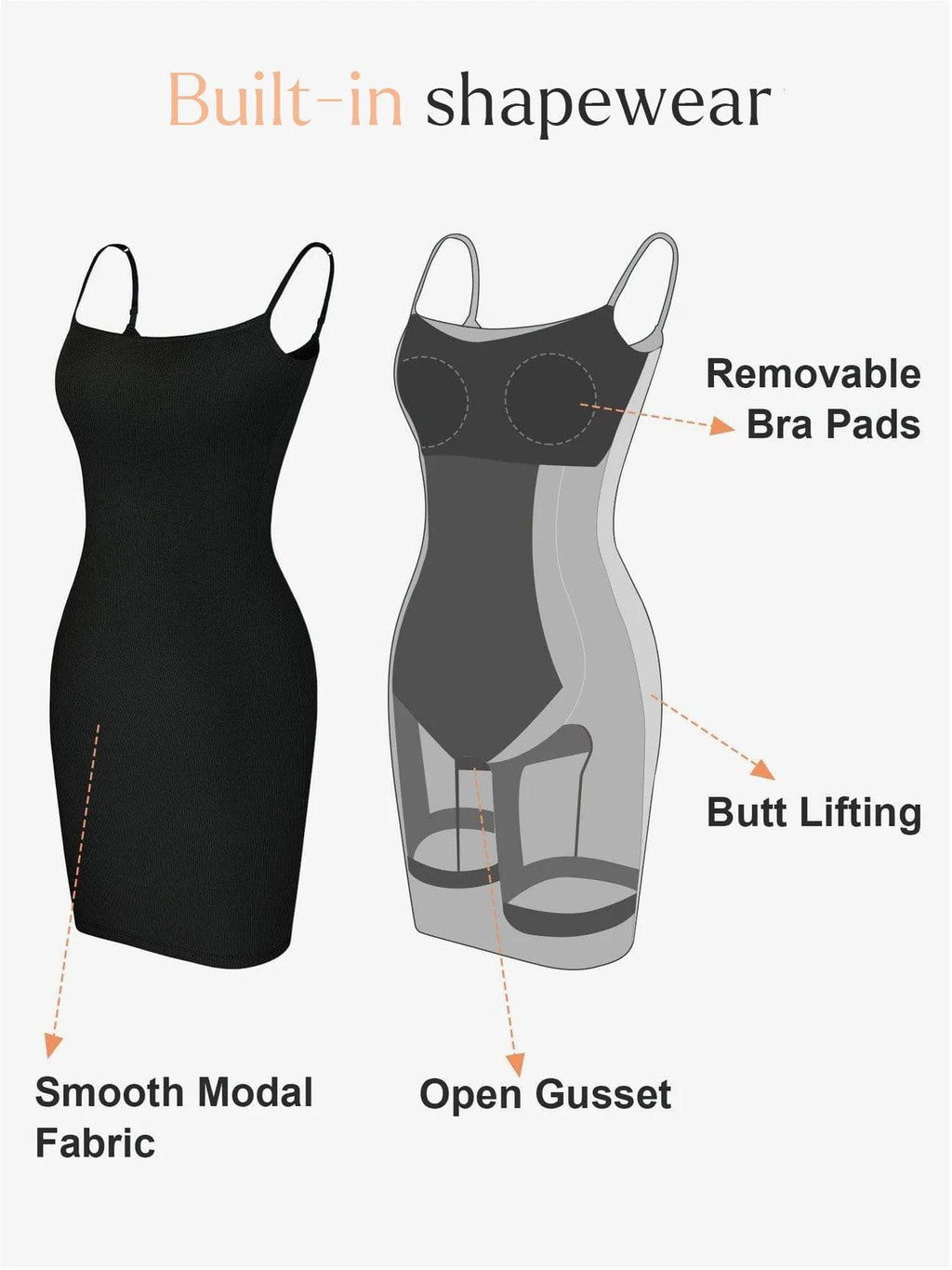 Elara – Vestido moldeador