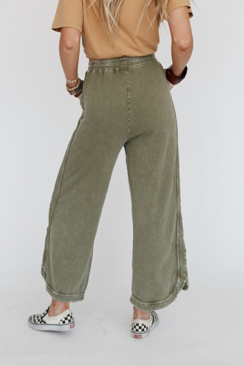 Claudia - Pantalones de chándal de pierna ancha