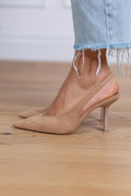 Helena - Sandalias con cinturón al tobillo color nude