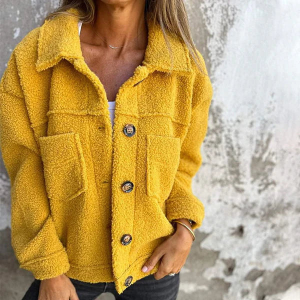 MOIRA - Chaqueta de forro polar de corte cómodo