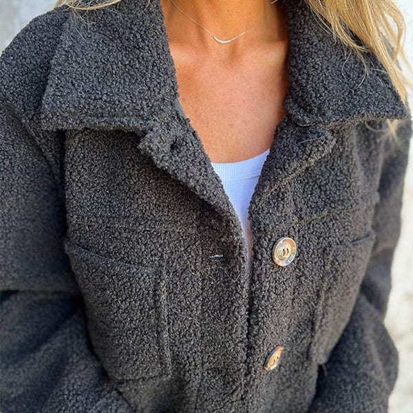 MOIRA - Chaqueta de forro polar de corte cómodo