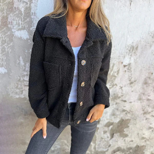 MOIRA - Chaqueta de forro polar de corte cómodo