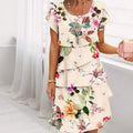 Floria – Vestido de cascada floral