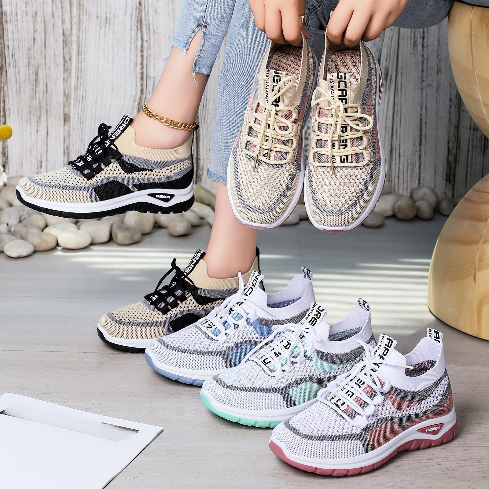 Aeris – Zapatillas de malla transpirable