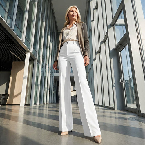 Amelia - Elegantes pantalones de pierna ancha a medida