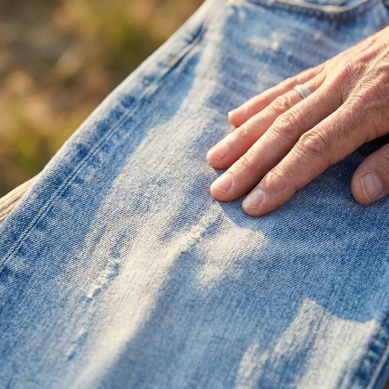Avery – Jeans de pierna recta cortos en estilo retro