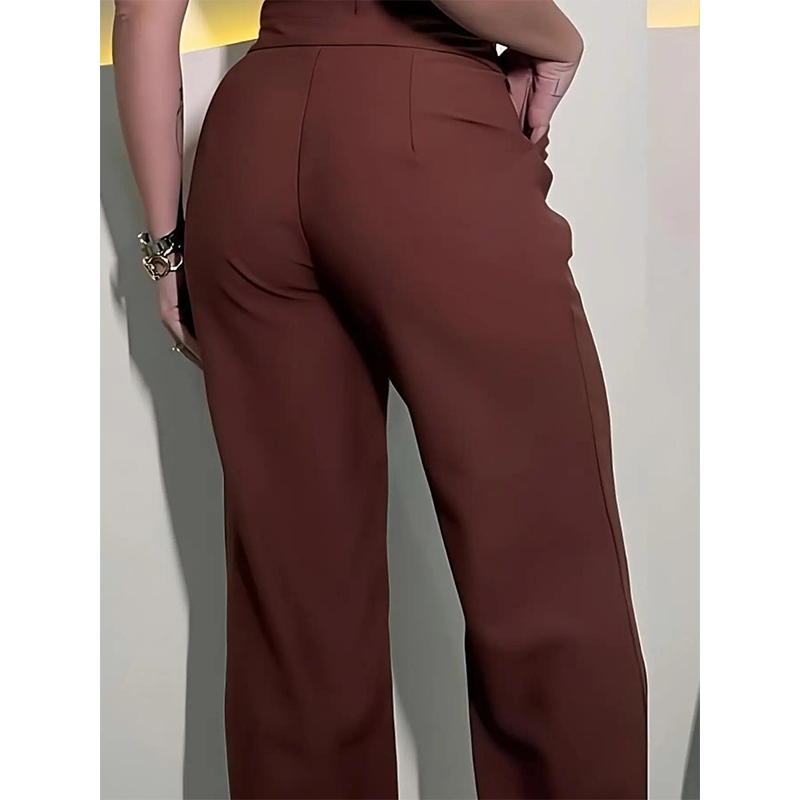 Mira – Pantalones de cintura alta y pierna ancha