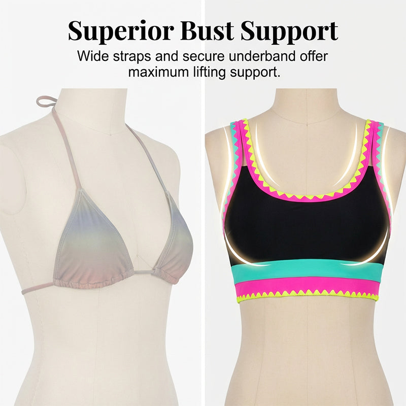 Luna – Conjunto de bikini colorido
