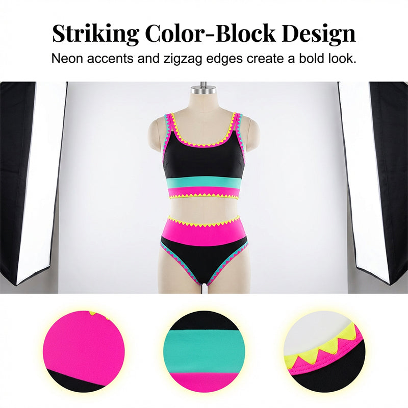 Luna – Conjunto de bikini colorido