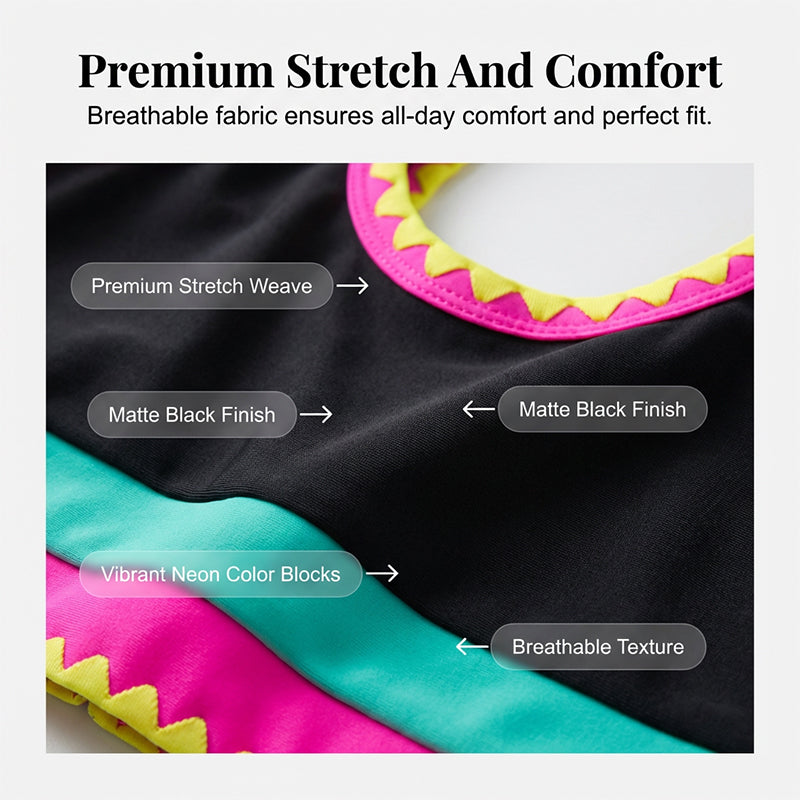 Luna – Conjunto de bikini colorido