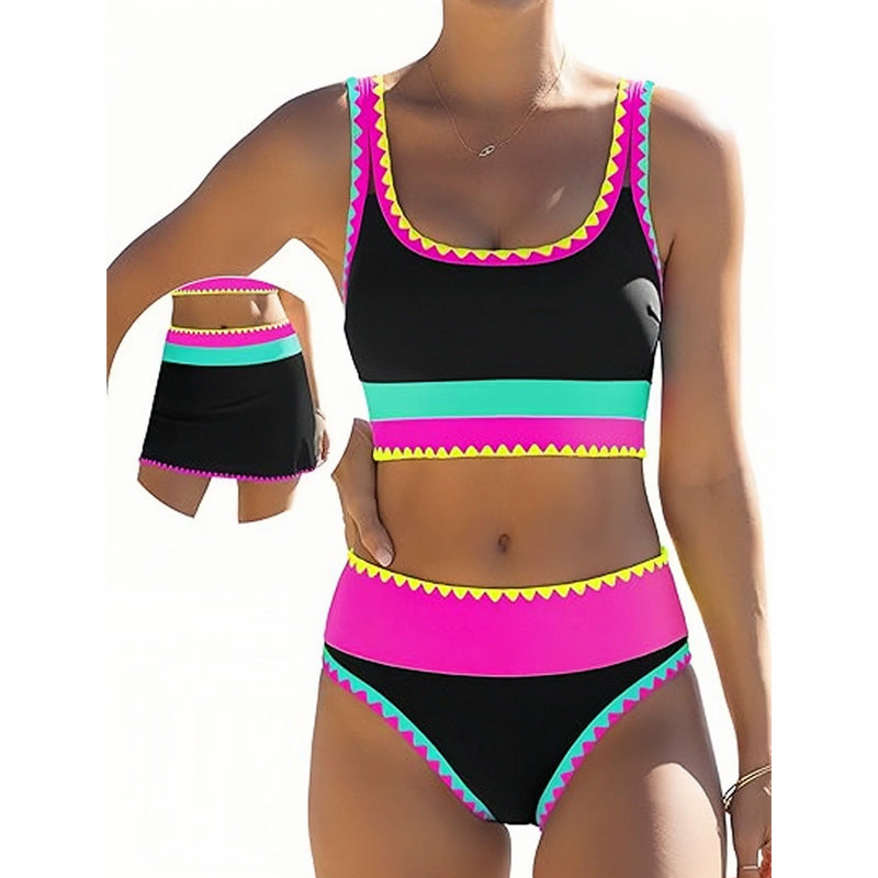 Luna – Conjunto de bikini colorido