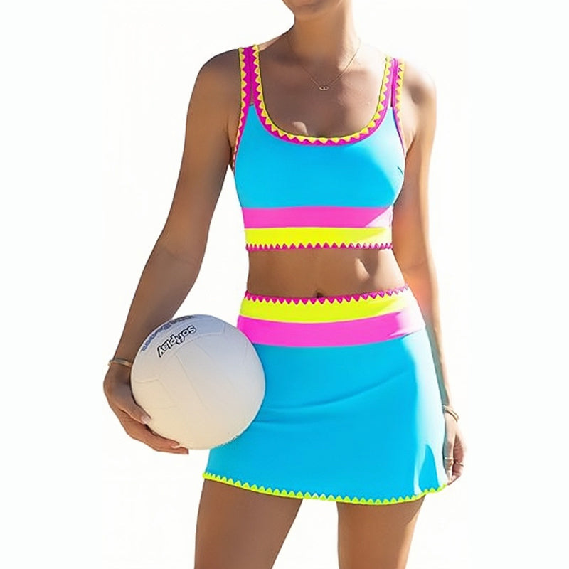 Luna – Conjunto de bikini colorido