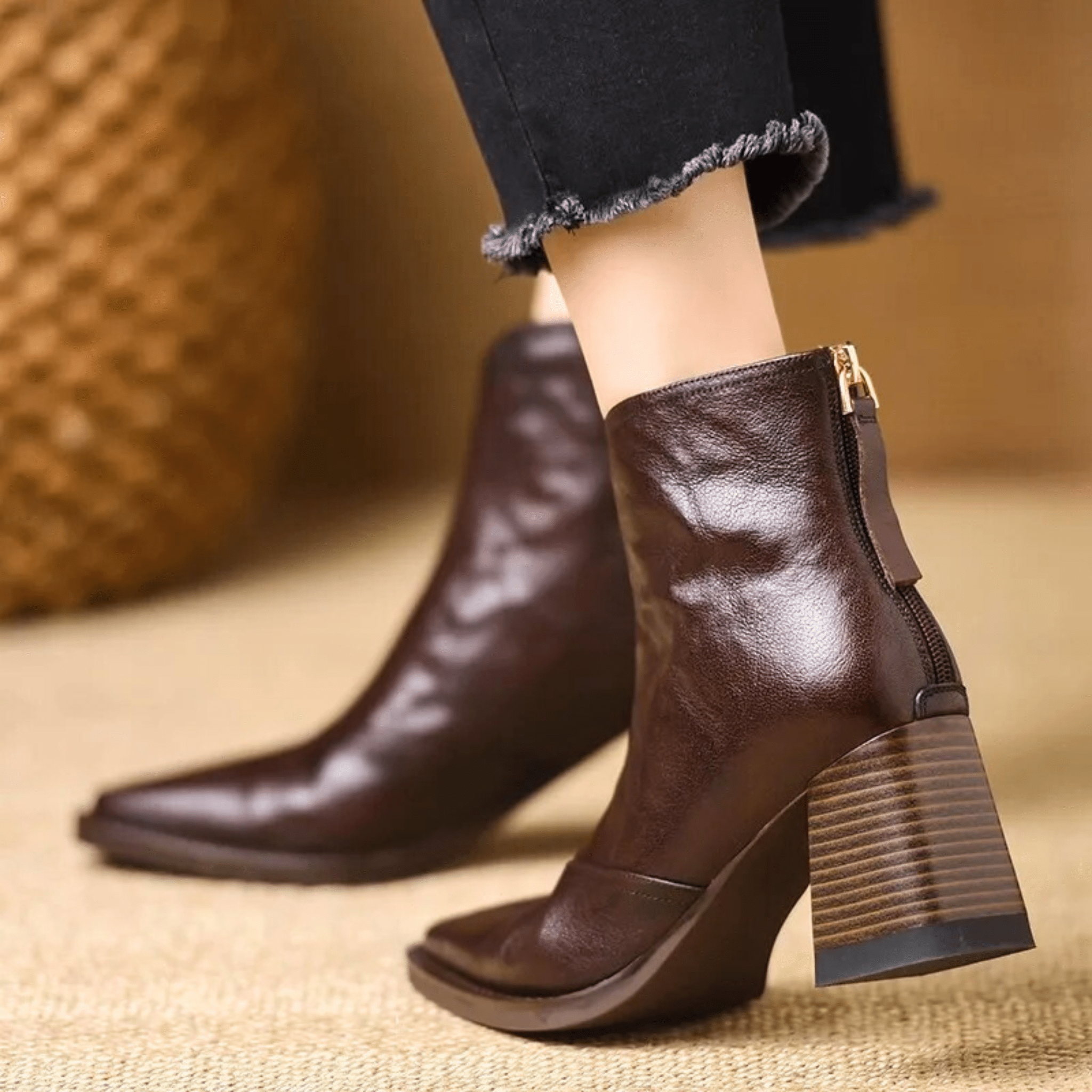Zoe – Botines con tacón medio