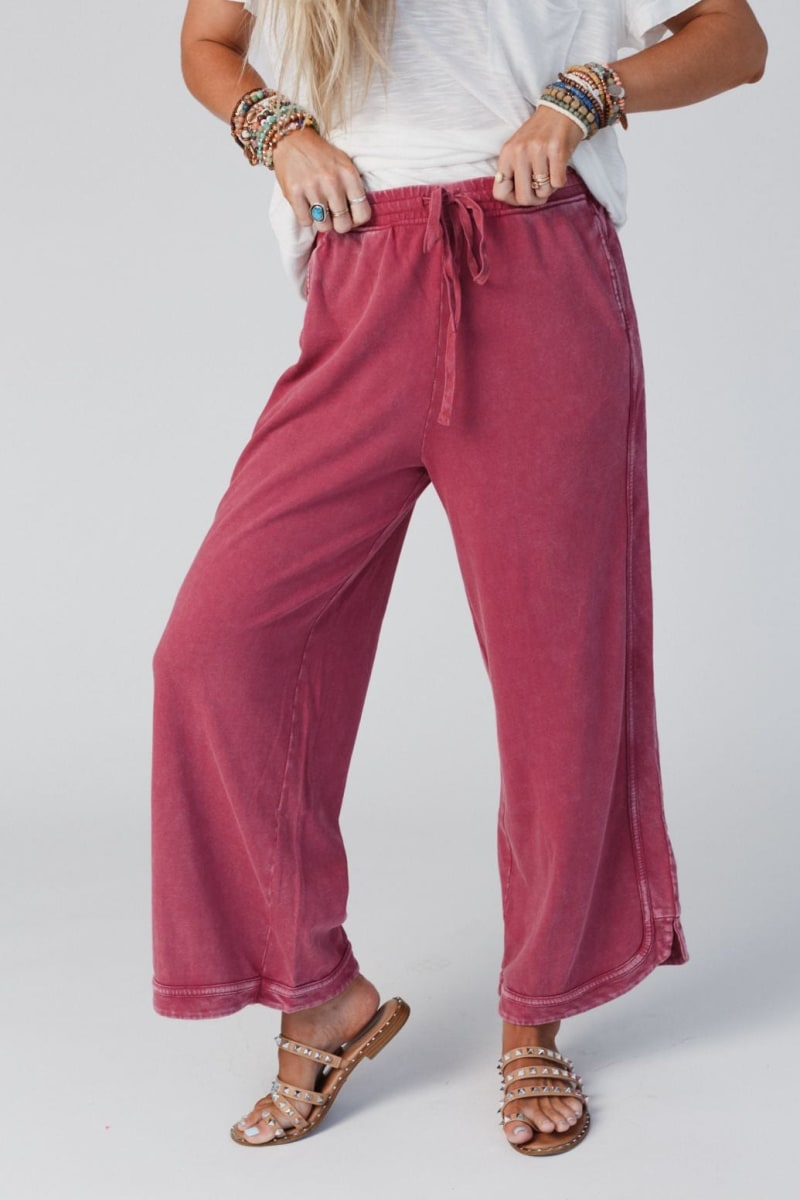 Claudia - Pantalones de chándal de pierna ancha